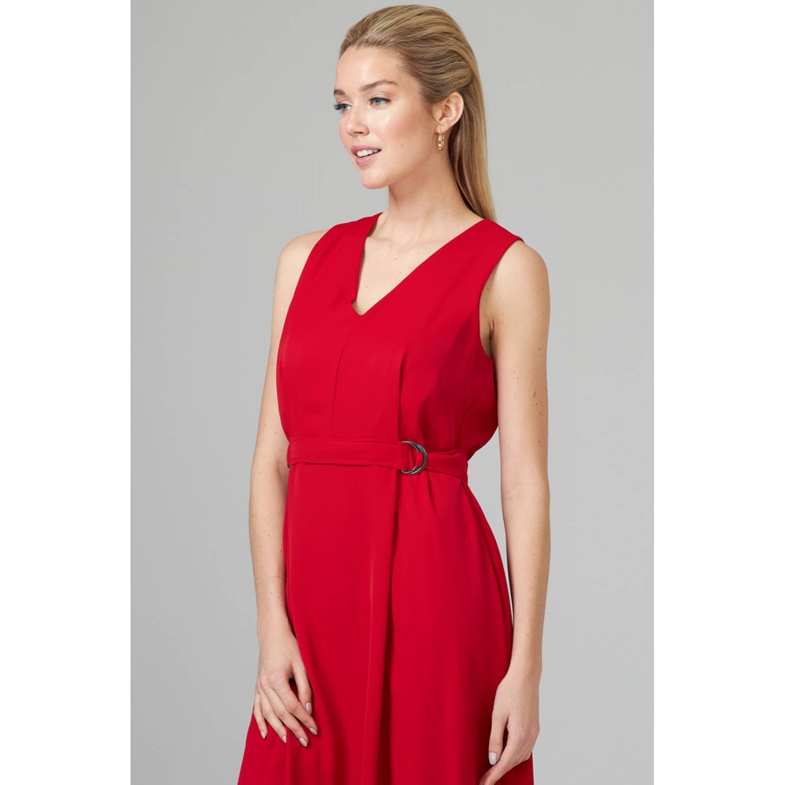 JOSEPH RIBKOFF Asymmetrical dress, red