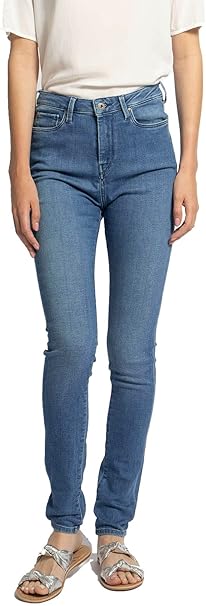 Дамски дънки Pepe Jeans – Skinny Slim Fit с висока талия