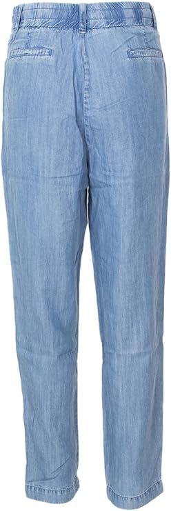 Desigual Women's trousers with embroidery, blue