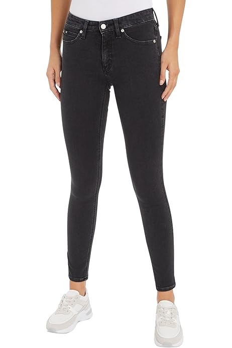 Calvin Klein Kids Jeans – Mid Rise Super Skinny Jeans, black