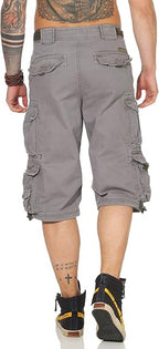 Men's Bermuda shorts JET LAG 3/4, gray