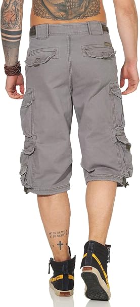 Men's Bermuda shorts JET LAG 3/4, gray