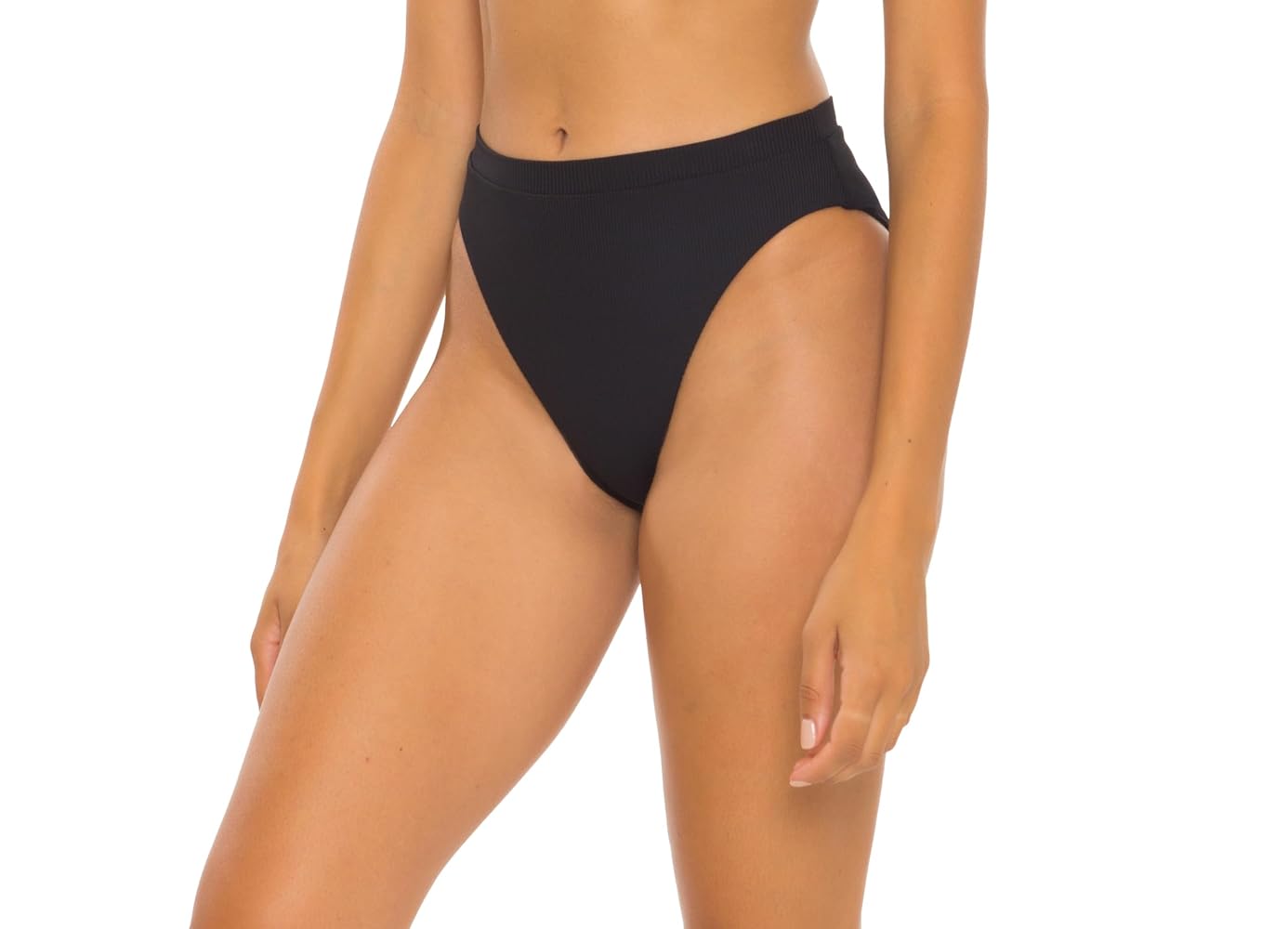 Zaful High Waist Swimsuit Bottoms, Black