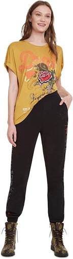 Дамска памучна тениска Desigual "Ella"