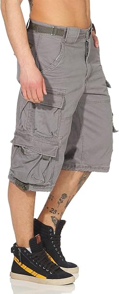 Men's Bermuda shorts JET LAG 3/4, gray