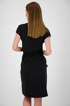 Alife &amp; Kickin Women's cotton sporty-elegant dress, black 