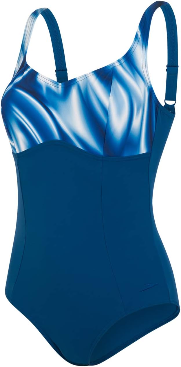 Speedo ContourLustre Printed Women's One-Piece Swimsuit