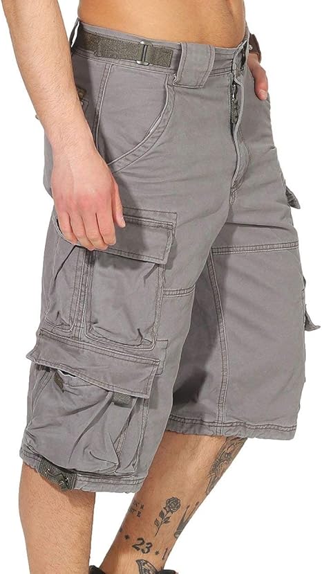 Men's Bermuda shorts JET LAG 3/4, gray
