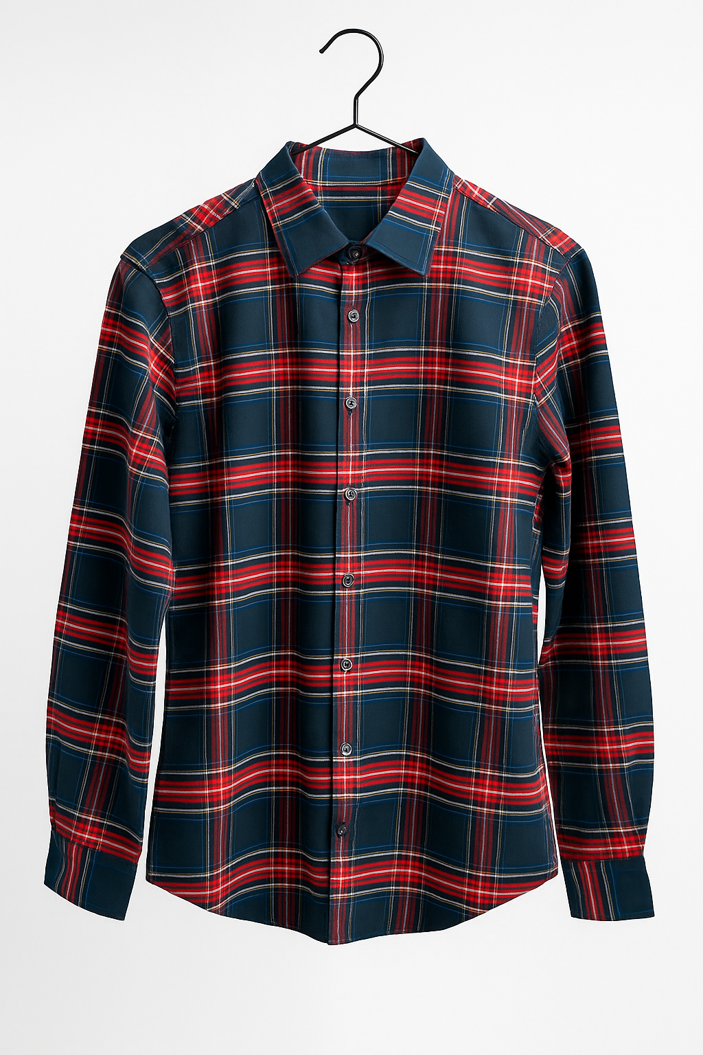 Children's short-sleeved shirt made of cotton and linen 