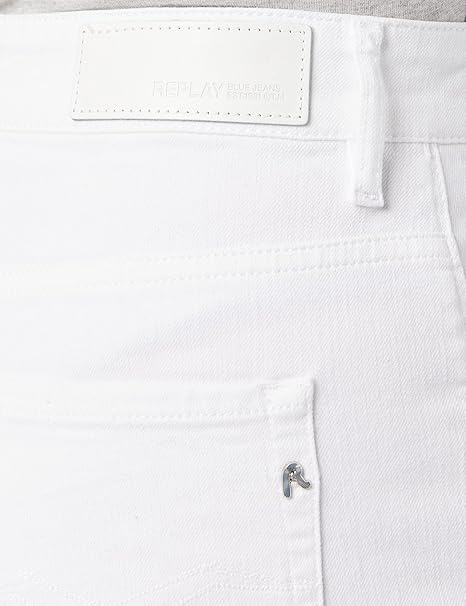 Women's cotton jeans Replay Marty, white