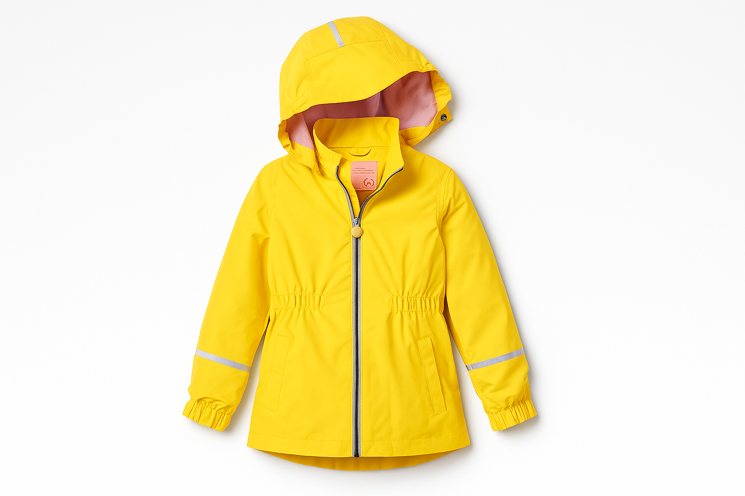 Children's all-season parka, yellow