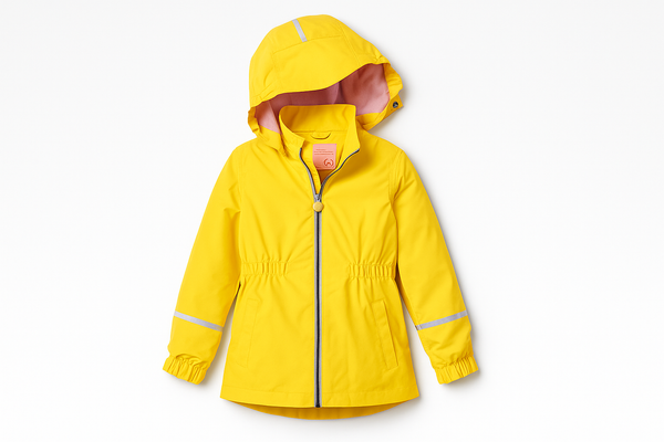 Children's all-season parka, yellow