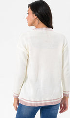 Women's knitted cardigan with V-neck Felix Hardy