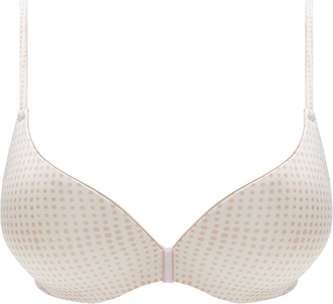 Chantelle Irresistible Дамски безшевен сутиен Extra Push-Up, бежов на точки