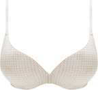 Chantelle Irresistible Дамски безшевен сутиен Extra Push-Up, бежов на точки