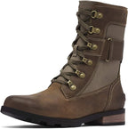 Sorel Emelie Conquest women's waterproof boots, brown