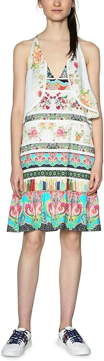 Desigual Women's summer short dress, multi-colored