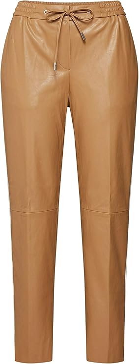 Women's trousers OPUS Manu ST made of eco-leather