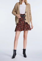 Summer colorful viscose skirt Set