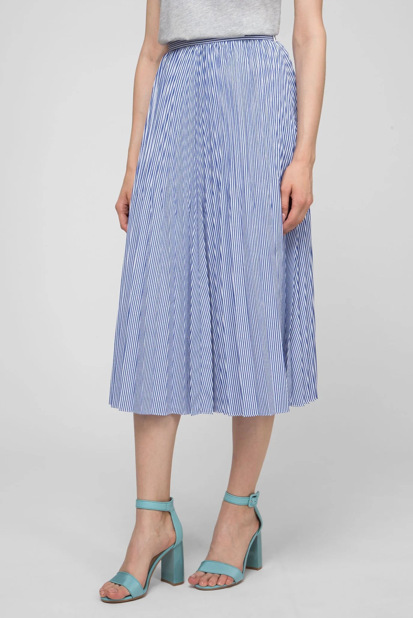 Women's blue pleated skirt Tommy Hilfiger DAISY