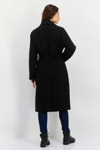 Women's wool coat with cashmere, light brown 
