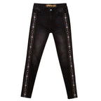 Desigual Olimpia Women's jeans with embroidery, black
