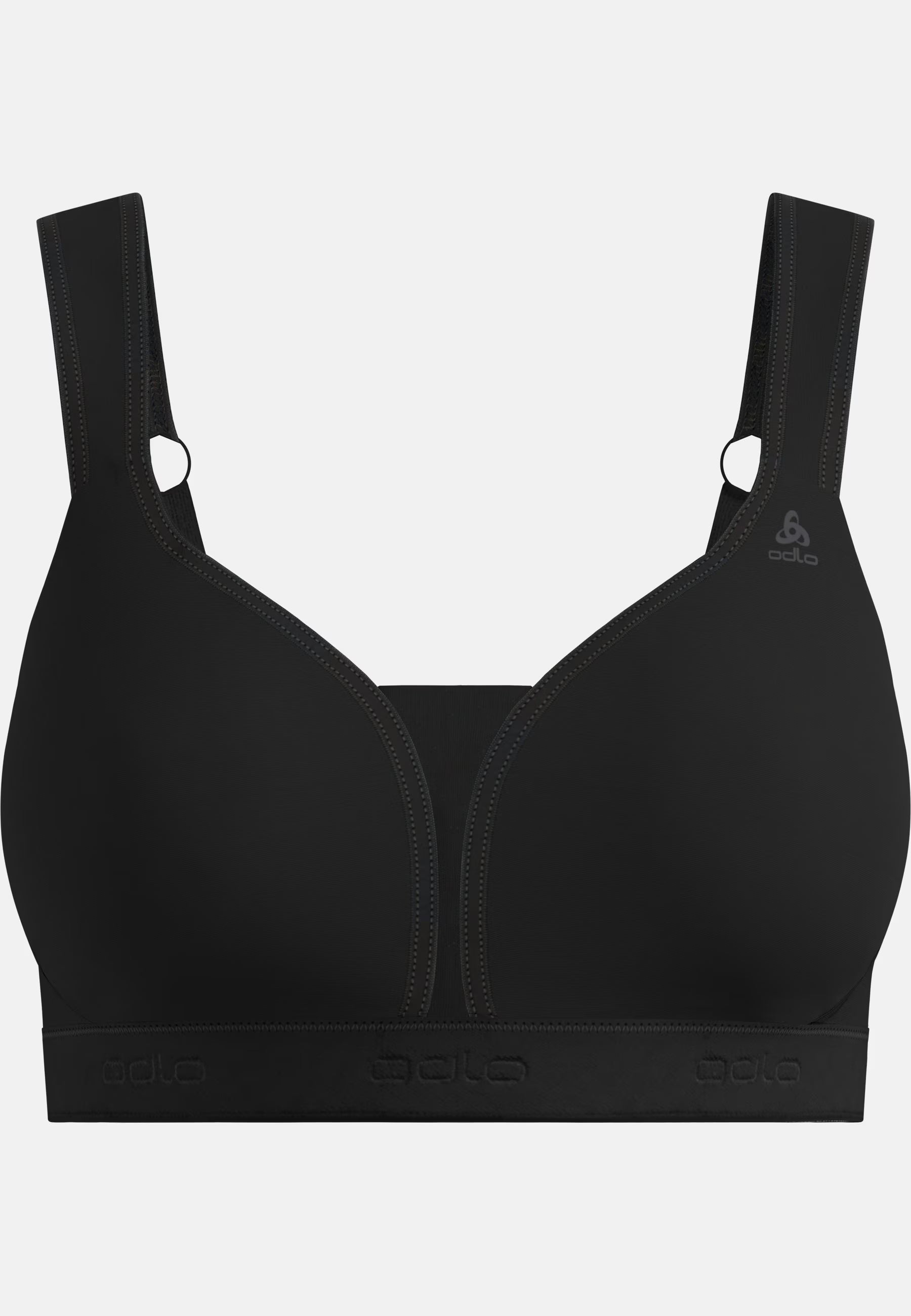 Дамски спортен сутиен с подплънки ODLO High support, черен
