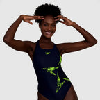 Speedo Boomstar Placement Racerback One Piece Swimsuit