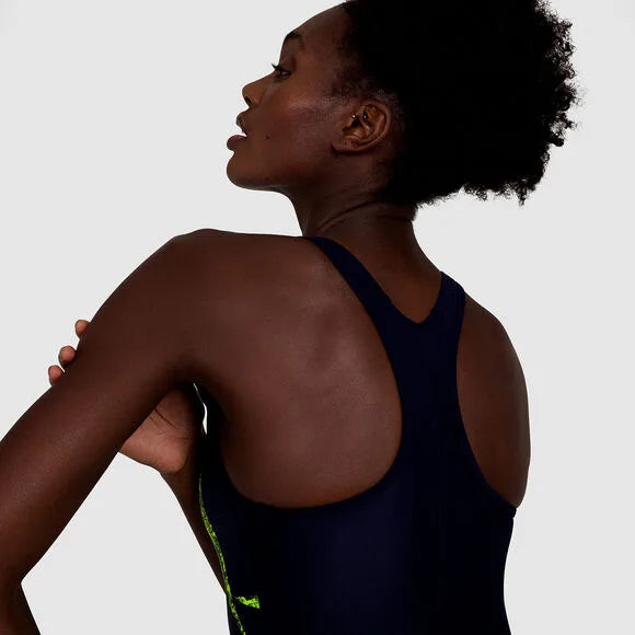 Speedo Boomstar Placement Racerback One Piece Swimsuit