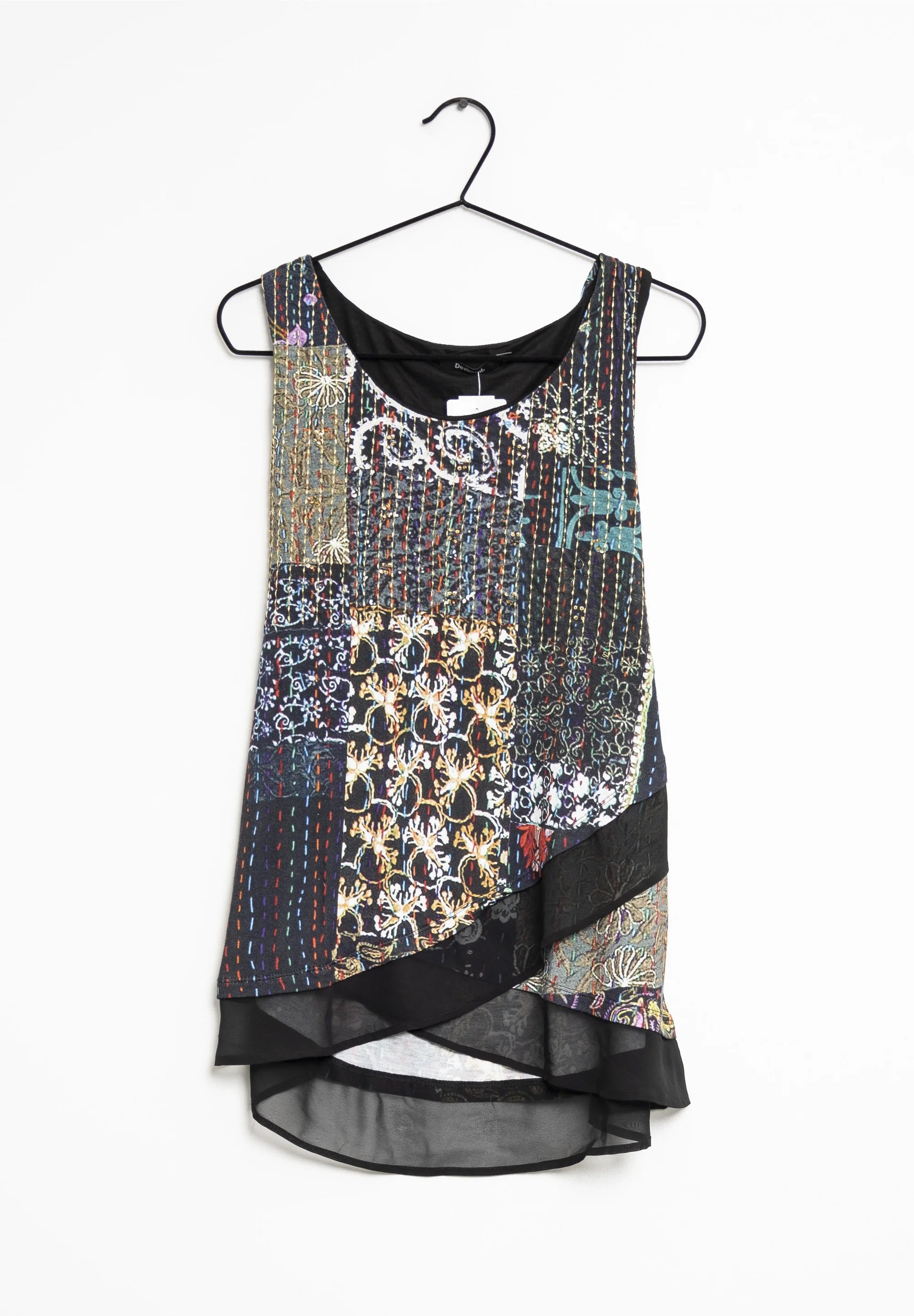 Desigual Дамски потник в асиметрична форма, разноцветен