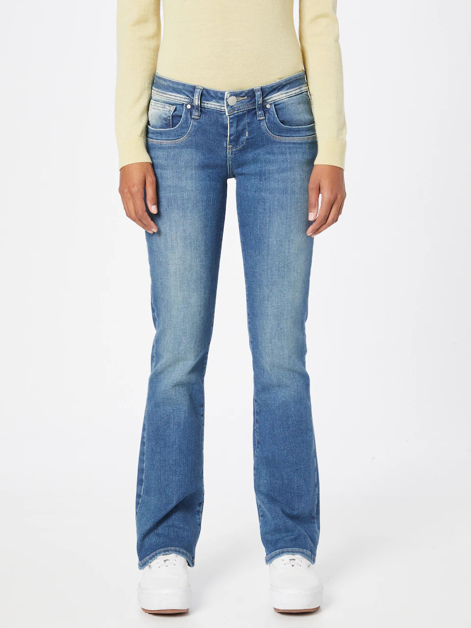 LTB "VALERIE"Women's low-waisted cotton jeans, light blue