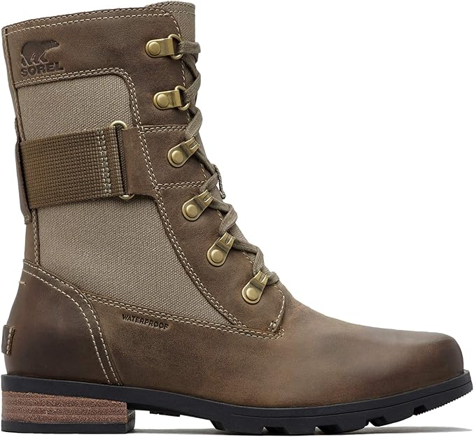 Sorel Emelie Conquest women's waterproof boots, brown
