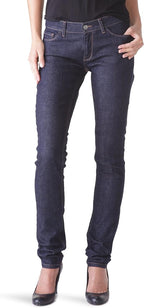 Tommy Hilfiger Women's straight-leg jeans, navy blue