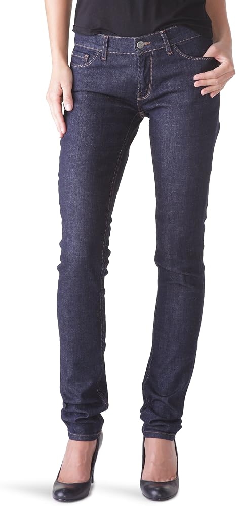 Tommy Hilfiger Women's straight-leg jeans, navy blue