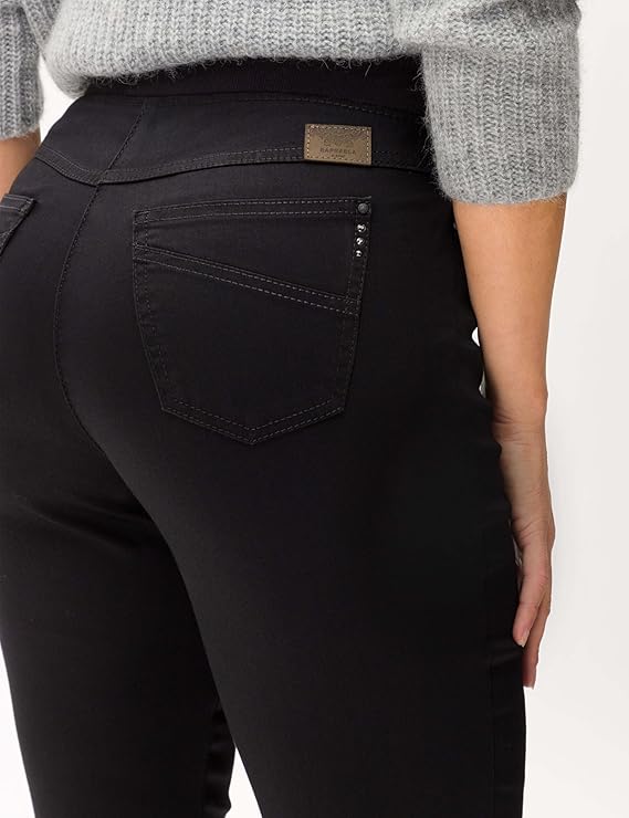 Women's elastic jeans with Swarovski crystals Raphaela by Brax