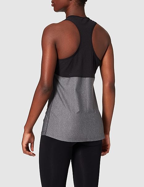 Women's tank top Sloggi Move Fly, gray/black
