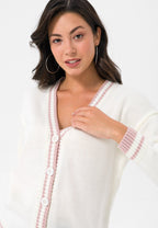 Women's knitted cardigan with V-neck Felix Hardy