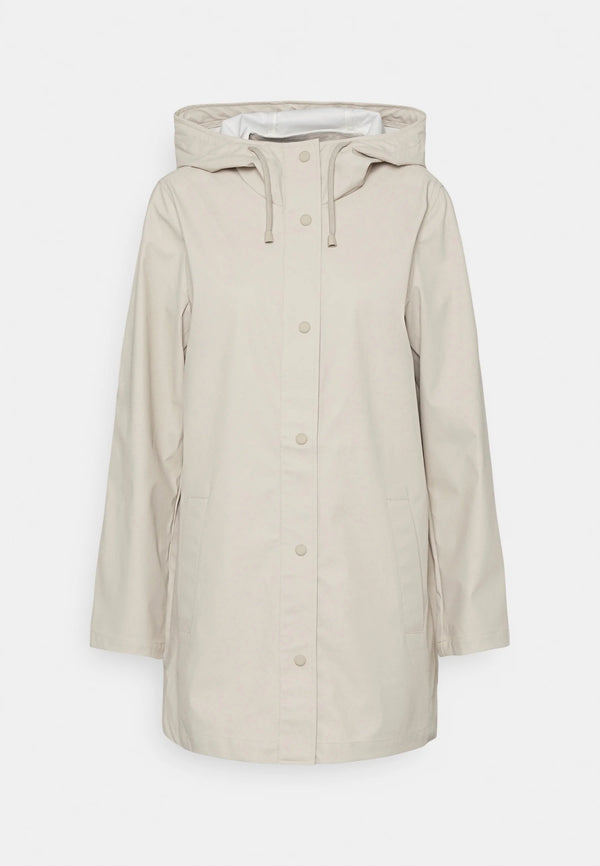 Women's functional rain parka, green 