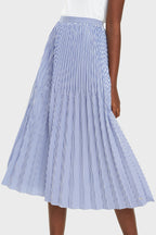 Women's blue pleated skirt Tommy Hilfiger DAISY