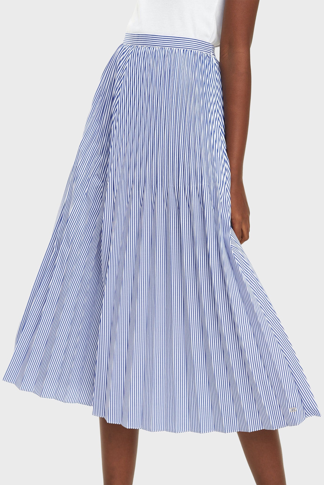 Women's blue pleated skirt Tommy Hilfiger DAISY