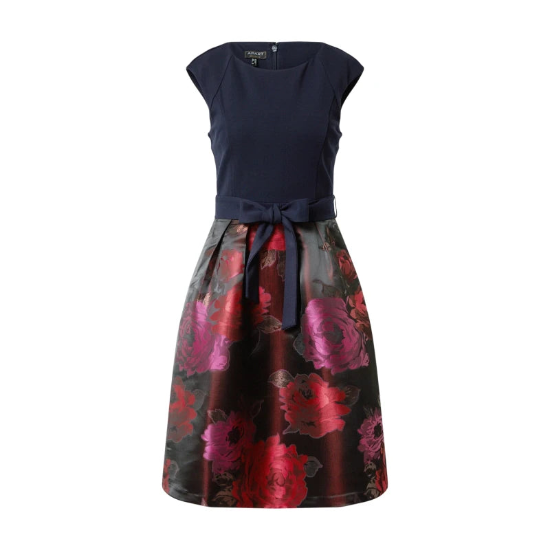 Apart Women's elegant dress, dark blue