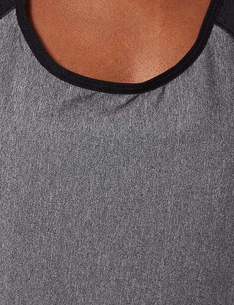 Women's tank top Sloggi Move Fly, gray/black