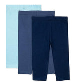 Set of 5 children's elastic cotton leggings 