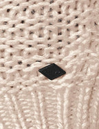 Women's sweater in "destroyed" style with zigzag knit Replay