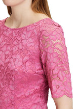 Women's handmade evening dress Vera Mont, pink