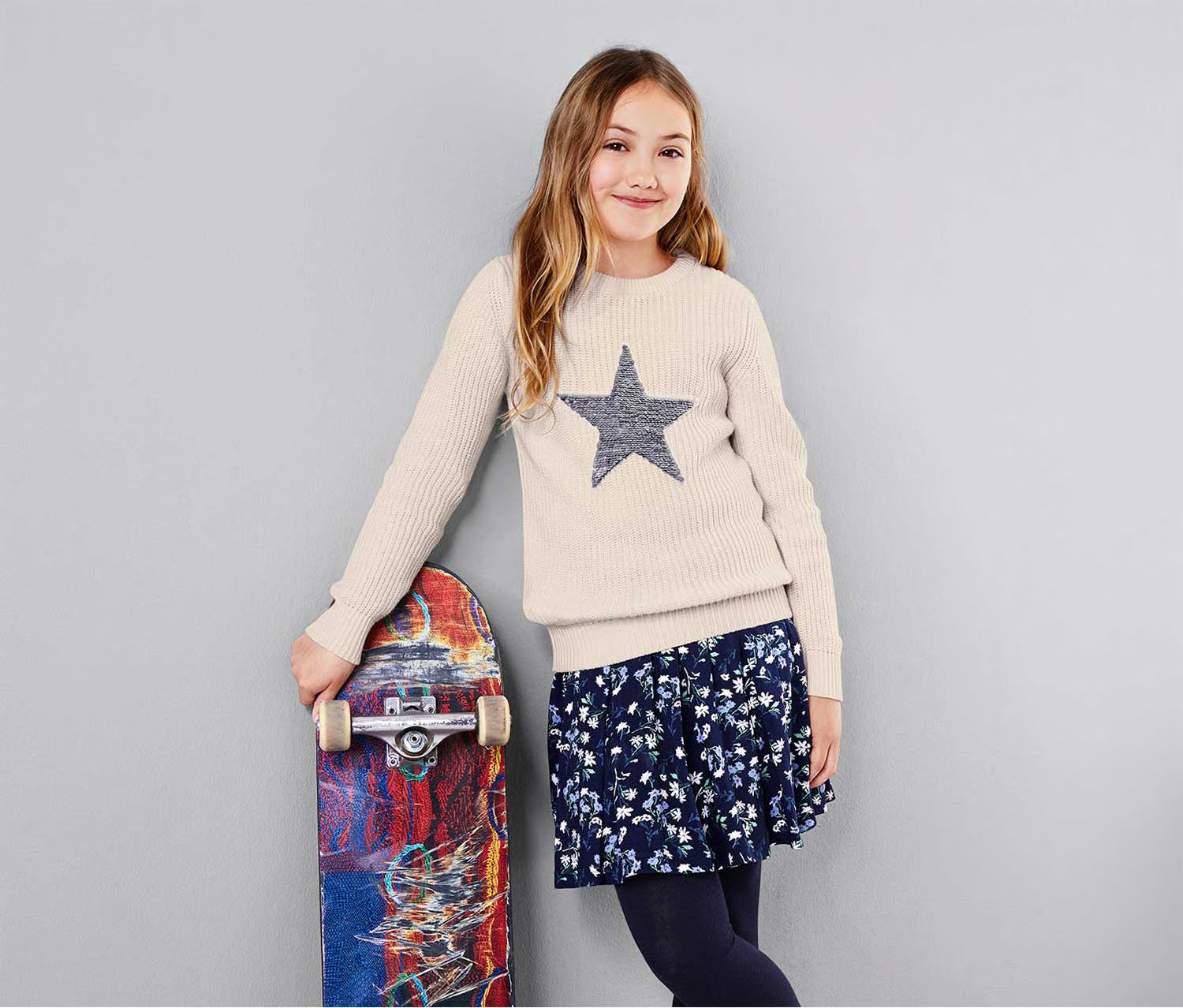 Children's vest with beautiful embroidery, blue 