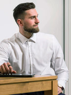 Classic men's shirt Venti, white