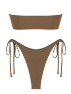 Zaful Swimsuit with gold buckle in classic shape