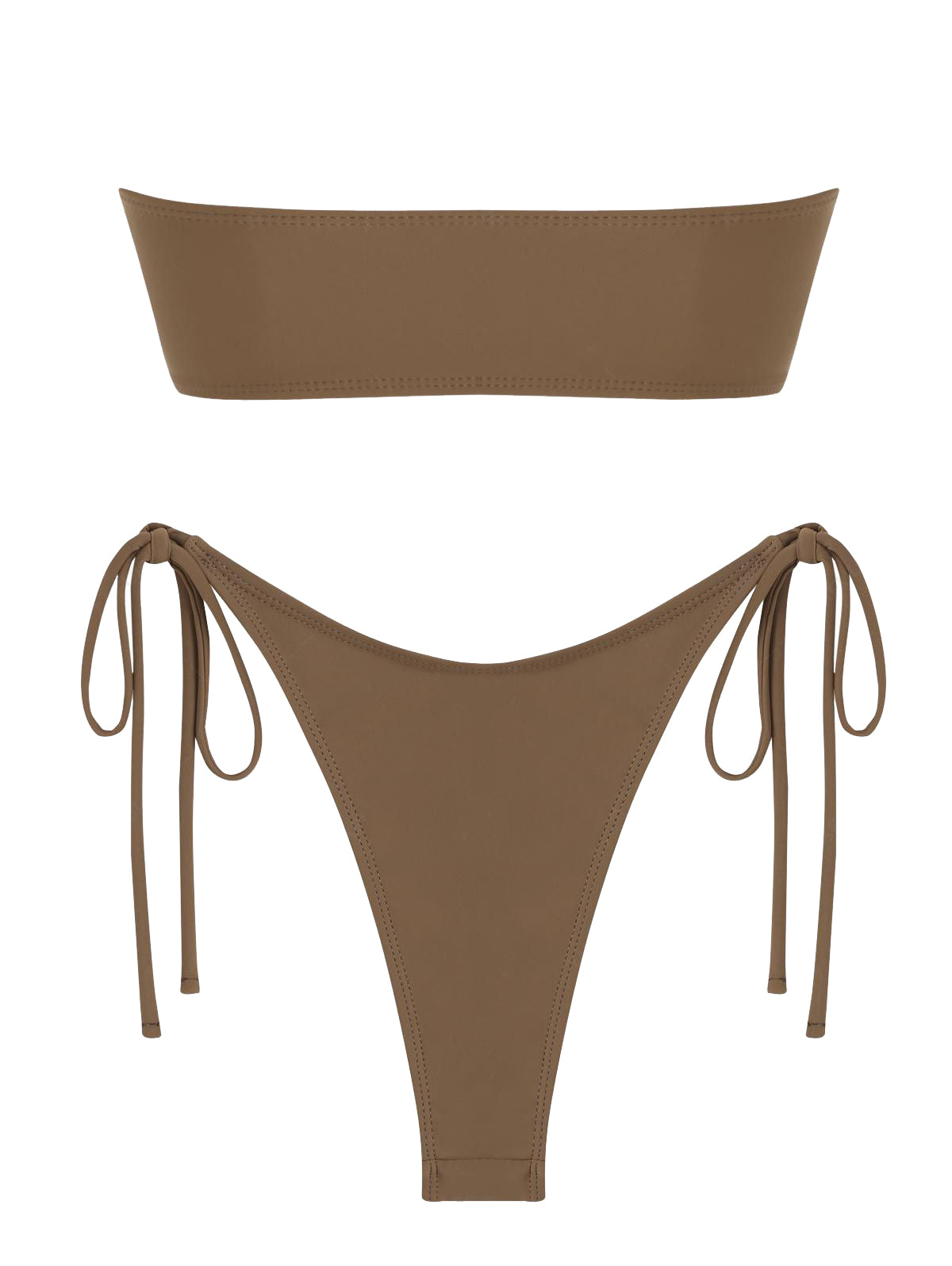 Zaful Swimsuit with gold buckle in classic shape