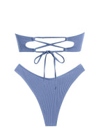 Zaful Two-piece swimsuit with decoration, multi-colored